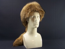 F&T Northern Classics Daniel Boone Style Coyote Fur Hat