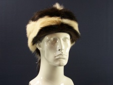 F&T Northern Classics Daniel Boone Style Skunk Fur Hat