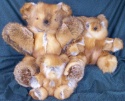 F&T Northern Classics Red Fox Fur Teddy Bears