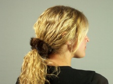 F&T Northern Classics Wild Mink Fur Scrunchie