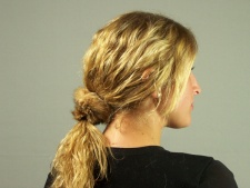 F&T Northern Classics Bobcat Fur Scrunchie