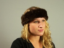 F&T Northern Classics Otter Fur Headband