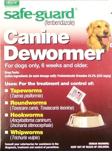 Safe-Guard Canine Dewormer