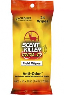 Wildlife Research Center Scent Killer Gold Field Wipes