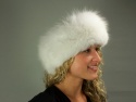 F&T Northern Classics Arctic Fox Fur Headband
