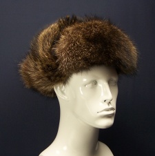 F&T Northern Classics Trooper Style Raccoon Fur Hat