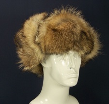 F&T Northern Classics Trooper Style Coyote Fur Hat