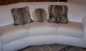 F&T Northern Classics Coyote Fur Pillows