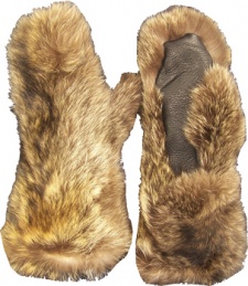 F&T Northern Classics Men's Raccoon Fur Mittens