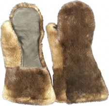 F&T Northern Classics Men's Otter Fur Mittens