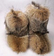 F&T Northern Classics Coyote Fur Booties