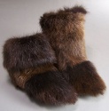 F&T Northern Classics Beaver Fur Booties