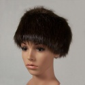 F&T Northern Classics Pillbox Style Beaver Fur Hat