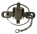#4 Montgomery Dogless Coil Spring Trap (Forged Offset Jaws)