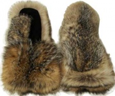 F&T Northern Classics Men's Badger Fur Mittens
