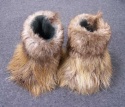 F&T Northern Classics Beaver Fur Baby Booties