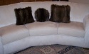 F&T Northern Classics Raccoon Fur Pillows