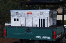 Owens Hunter Series Double Compartment UTV Dog Box w/Top Storage and Standard Vents