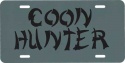 Coon Hunter License Plate