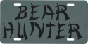 Bear Hunter License Plate