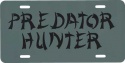 Predator Hunter License Plate