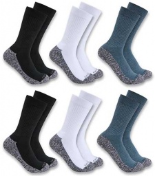 Carhartt Midweight Crew Socks (6 Pair Pack)