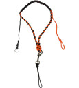 Braided Lanyard with 2 Additional Drops for Garmin Receivers