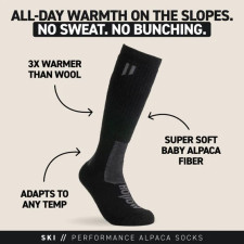 Hollow Alpaca Ski Socks